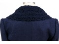 Blumarine Eye-catching Blue Wool And Cashmere Skirt Suit, Size 44 Italy (USA 8)