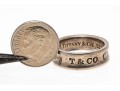 Tiffany & Co. Sterling Silver Classic 1837 Motif Band Ring, Size 8