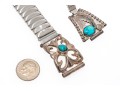 Lot Of Two Southwestern Sterling Silver Ended Expansion Style Watch Bands