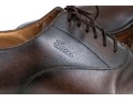 Gucci Gents Brown Leather Lace Up Loafers, Size 8 1/2