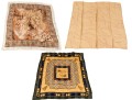 Halston, Nina Ricci, Laura Biagiotti Lot Of Three Pretty Vintage Silk Scarves
