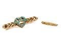 14K & 15K Vintage Bar Pins 