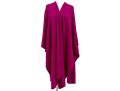 Saks Jacques De Loux Long Length  Fuchsia 100% Cashmere Wrap, OSFA