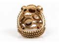 Artistic Stephen Dweck Quartz And Amethyst Ring, Size 7