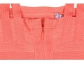Hervé Léger Lovely Coral Sleeveless Sheath Dress, Size Small