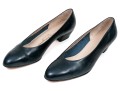 Salvatore Ferragamo Classic Blue Leather Pumps, Size 10B