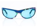 Emilio Pucci Handsome Blue, Green And Purple Acrylic Framed Sunglasses