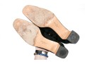 Salvatore Ferragamo Classic Black Suede Pumps, Size 10B