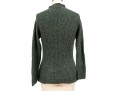 Oscar De La Renta Classic Grey Cable Knit Turtleneck Sweater, Size Small 