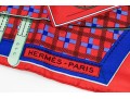 Hermès Paris Striking Vintage Les Voiturs Nouvelles Silk Scarf, By Jacques Eudel