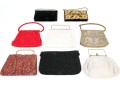 Assorted Lot Of Eight Vintage Beaded And Fabric Bags