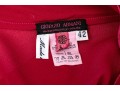 Giorgio Armani Pretty Dark Pink Silk Short Sleeved Top, Size 42