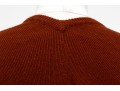 N.Peal Striking Rust 100% Cashmere Wrap, OSFA