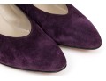 Salvatore Ferragamo Striking Purple Suede Pumps, Size 10B