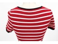 Valentino Red Fun Blue, Red And White Nautical Jumper Style Dress, Size S