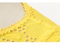 Nanette Lepore Adorable Yellow Cotton Eyelette Cap Sleeve Dress, Size 4