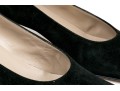 Salvatore Ferragamo Classic Black Suede Pumps, Size 10B