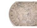 1884 Morgan Silver Dollar And 1944 Neatherland 1 Gulden Coin