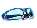 Emilio Pucci Handsome Blue, Green And Purple Acrylic Framed Sunglasses