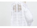 Charo Ruiz, Ibiza, Lovely White Cotton Lace Edged Maxi Dress, Size M