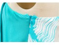 Diane Von Furstenburg Fun Vertical Striped Strapless Silk Baby Doll Style Dress, Size 8