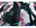 Rebecca Minkoff Breezy Short Sleeve Black Floral Mini Dress, Size Small