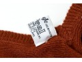 N.Peal Striking Rust 100% Cashmere Wrap, OSFA