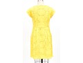 Nanette Lepore Adorable Yellow Cotton Eyelette Cap Sleeve Dress, Size 4