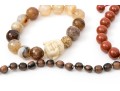 Hard Stone And Carved Beaded Necklaces And Bracelets
