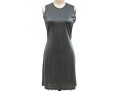 Calvin Klein Striking Silver Metallic Sleeveless Tank Dress, Size Small