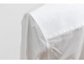 Balenciaga, Paris Edgy White Cotton Zip Front Collared Shirt, Size 38