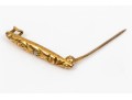 14K & 15K Vintage Bar Pins 