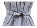 Hoss Beautiful Grey Bedazzled Sleeveless Dress, Size 42, With Belt