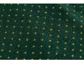 Loro Piana Striking Dark Green And Beige Polka Dot Cashmere Scarf