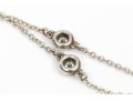 Sterling Tiffany & Co. Peretti Turquoise And Diamond Necklace