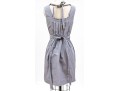 Hoss Beautiful Grey Bedazzled Sleeveless Dress, Size 42, With Belt