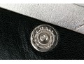 Judith Leiber Handsome Black Lizard Mini Purse/key Chain