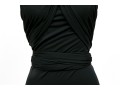 Diane Von Furstenburg Refined Floor Length Black Gathered Sleeveless Dress, Size 6
