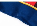 Atelier Versace Classic Blue Red And Gold Toned Vintage Silk Scarf