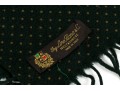 Loro Piana Striking Dark Green And Beige Polka Dot Cashmere Scarf