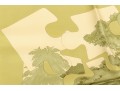 Salvatore Ferragamo Beautiful Green Toned Leopard Motif Silk Scarf