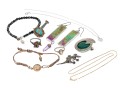 Collection Of Sterling And 800 Silver Jewelry, 33.8 Gross Dwt