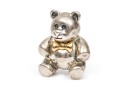 Tiffany & Co. Sterling And 18K Charming Teddy Bear Brooch