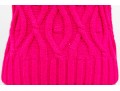Robertson Rodeo Hot Pink Cable Knit Cap Sleeve Sweater, Size Medium