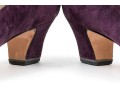 Salvatore Ferragamo Striking Purple Suede Pumps, Size 10B