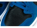Nike Chic Leather High Top Air Jordans, Black, Blue, White, Size 11