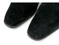Salvatore Ferragamo Handsome Black Suede Loafer, Size 10B