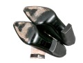 Prada Chic Black Satin Pumps, Size 37 1/2