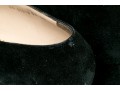 Salvatore Ferragamo Classic Black Suede Pumps, Size 10B