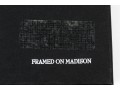 Framed On Madison Oval Silver Toned Flower Motif Frame, NIB